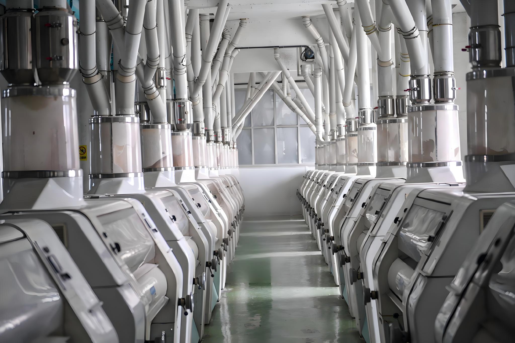 Gravity Spouting Pipe in Flour Mills and Grain Processing Plants