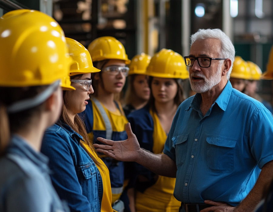 Operation Training​​​​​​​ for plastic chain conveyor